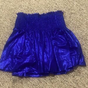 QOS royal blue swing shorts